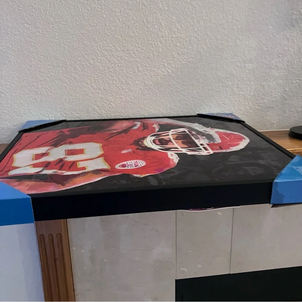 TRAVIS KELCE Vibrant Visions Sports Wall Art 87 Kansas City Chiefs 16x20 NEW NIB